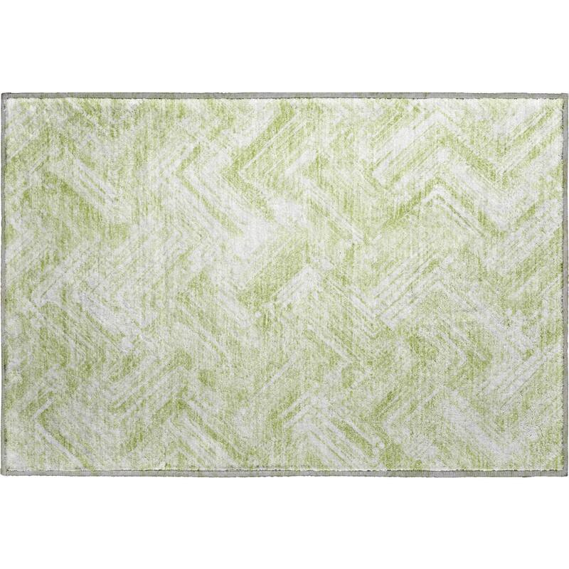 Premium Washable Super Soft Blurred Chevron Mayfield Rug