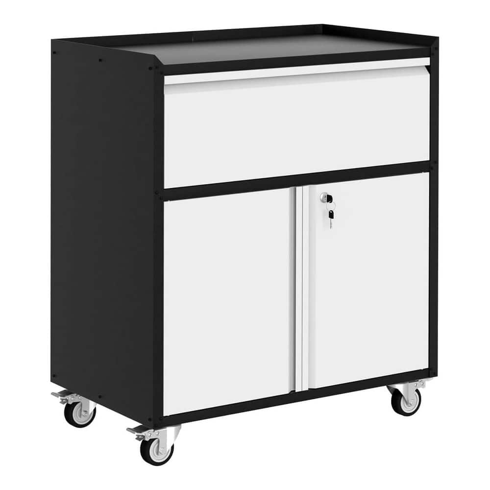 Heavy Duty Rolling Garage Tool Storage Cabinet for Garage, Workshop - N/A