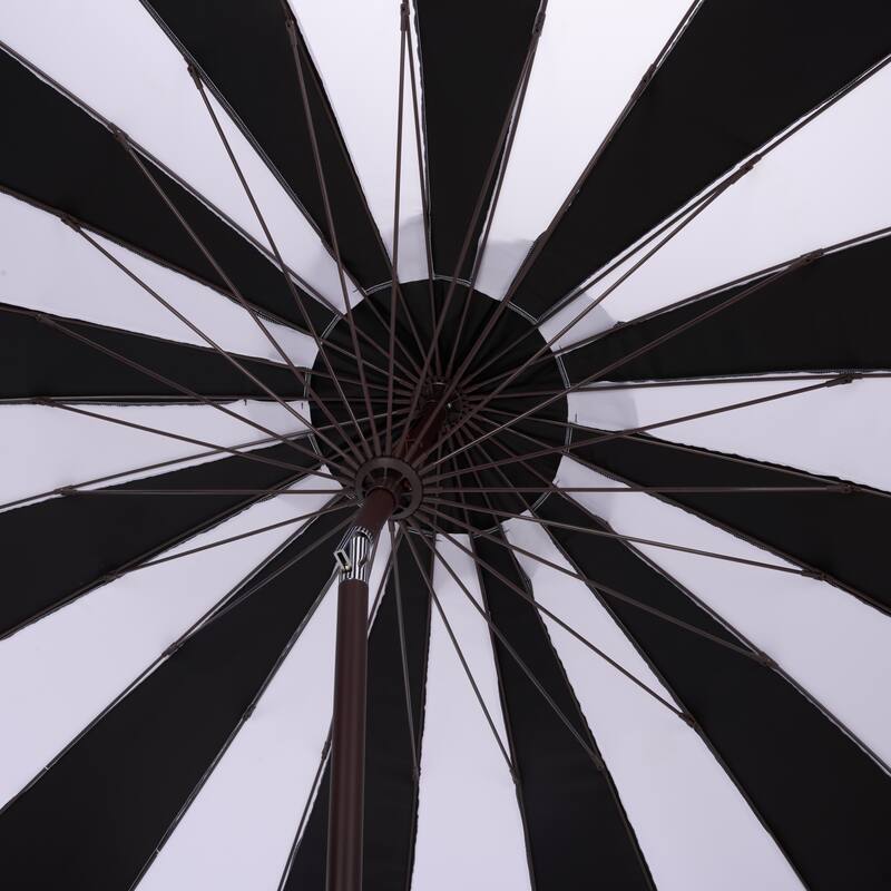 SAFAVIEH Outdoor Living Buti 9ft Crank Umbrella