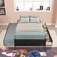 preview thumbnail 17 of 49, Full Kids Platform Bed with Twin Trundle and 2 Drawers