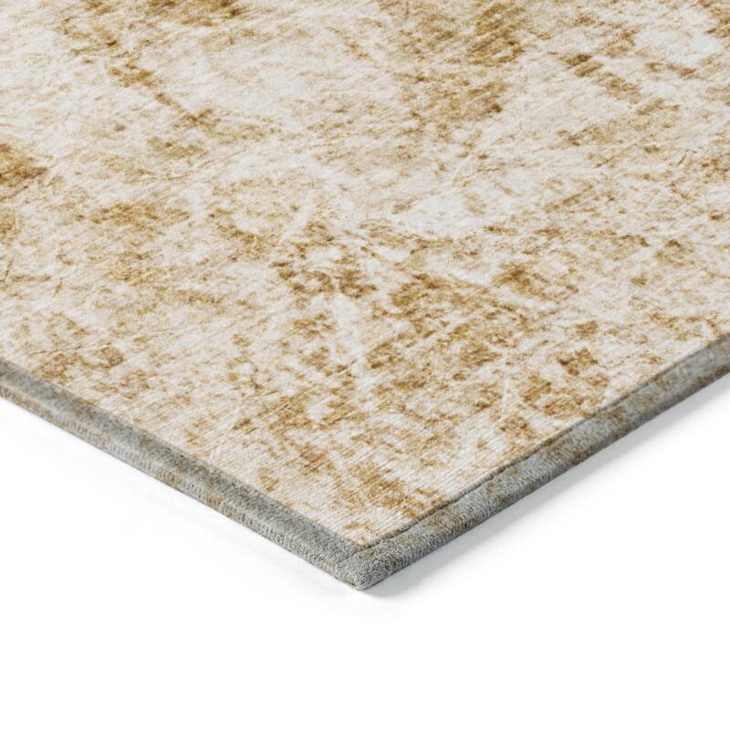 Cana Modern Art-Inspired Weather Resistant Classic Meets Modern Outdoor Rug