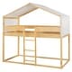 preview thumbnail 17 of 24, Wood Bunk Bed with Tent & Ladder (Espresso)