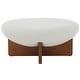 preview thumbnail 2 of 4, SAFAVIEH Couture Tailor Round Ottoman