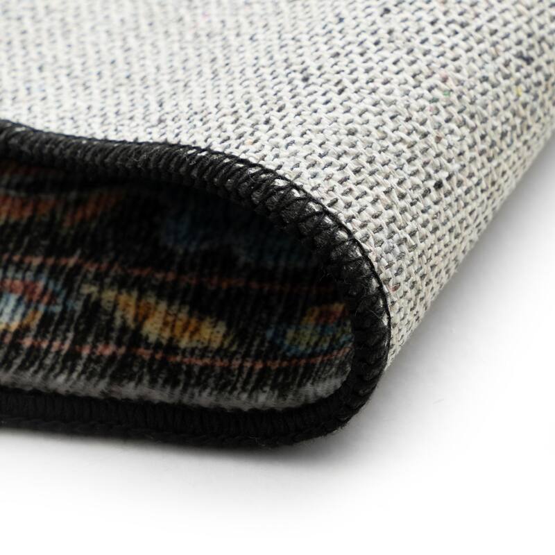 Smart Wash Ambient Glam Oriental Indoor Polyester Area Rug