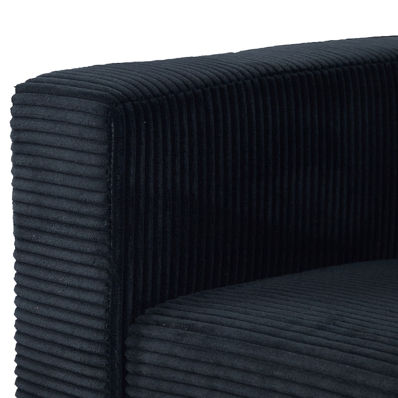 82 Inch Sofa, Comfy Sofa Couch Extra Deep Seats, Corduroy Couch for Living Room Loveseat Removable Sofa Cover Cushions