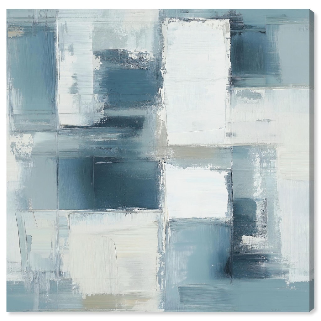 Deconstructed Blue I Canvas by Art Remedy, Gallery Wrapped