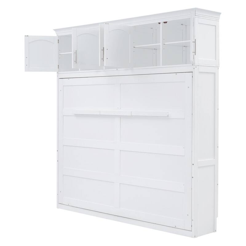 Murphy Bed Wall Bed with Top Cabinets（Full Size and Queen Size ）