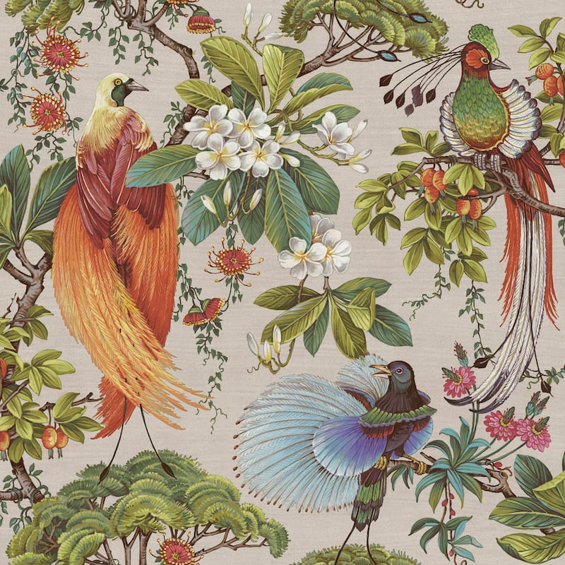 Yasuni Floral Unpasted Non-Woven Wallpaper – 396in x 20.8in