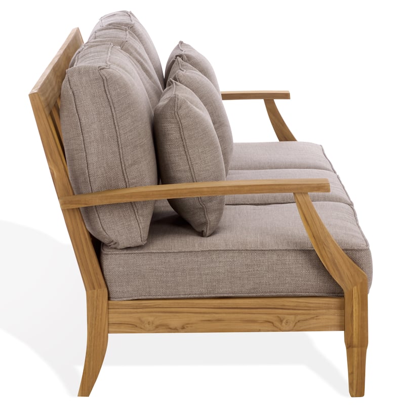SAFAVIEH Couture Martinique Wood Patio Sofa
