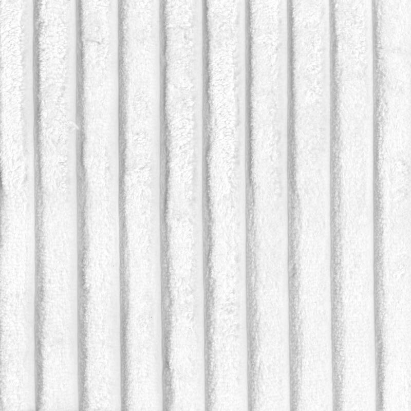 HomeRoots 31" White And Black Corduroy And Upholstered Side Chair - 31' X '26.8' X '36
