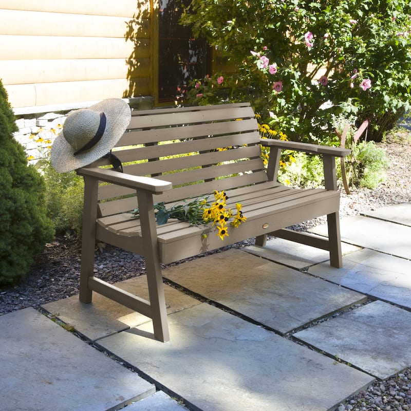 HIGHWOOD Weatherly Eco-Friendly 4-foot Garden Bench - N/A
