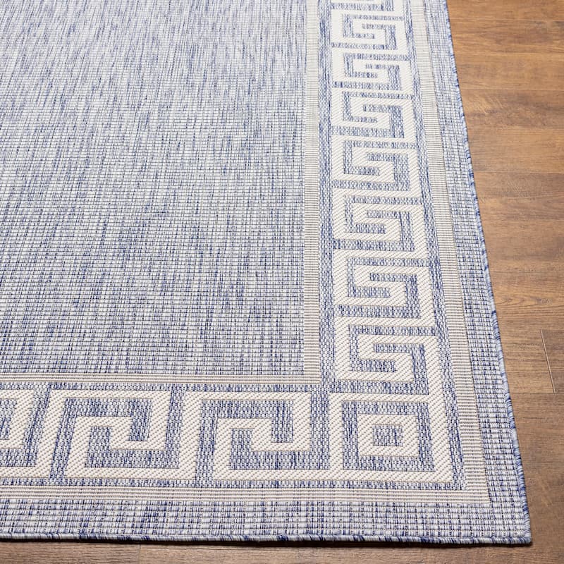 Livabliss Tuareg Greek Border Outdoor Rug