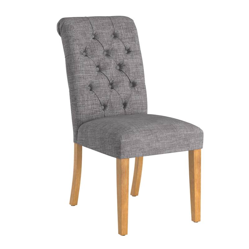 Benchwright Premium Tufted Rolled Back Parsons Chairs (Set of 2) by iNSPIRE Q Artisan