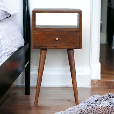 Artisan Furniture Solid Wood Mini Chestnut Nightstand