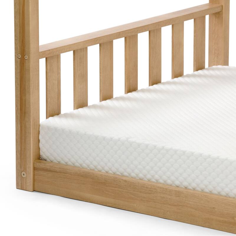 Max and Lily Scandinavian Twin over Twin Low Bunk Bed