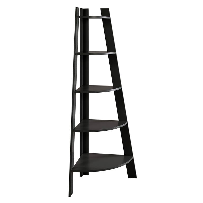 Stoyan Corner Ladder Bookcase by iNSPIRE Q Classic - Charcoal