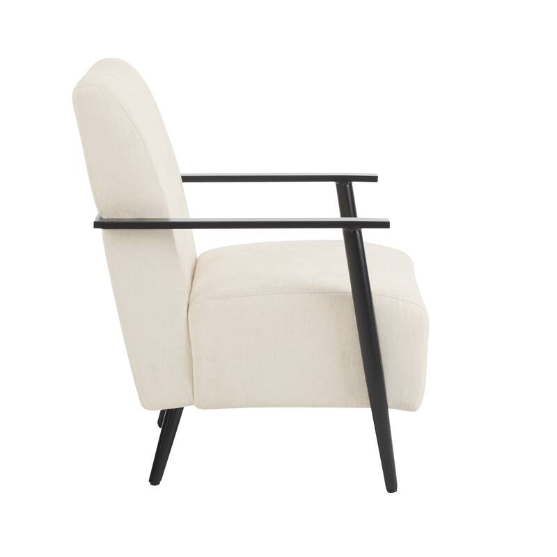 Polyester Lounge Chairs (Set of 2） with Sturdy Metal Frames, Ergonomic Design, and Space-Saving Profile