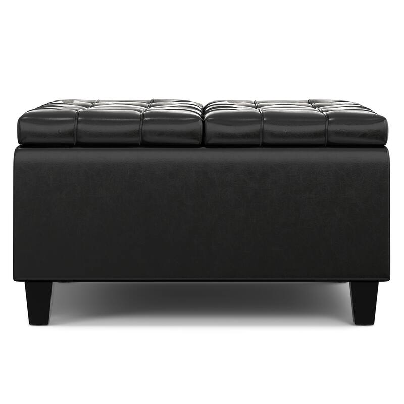 WYNDENHALL Elliot 30 inch Wide Transitional Square Table Ottoman