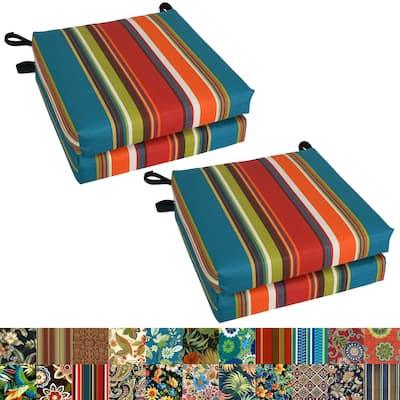 16-inch Indoor/Outdoor Chair Cushions (Set of 4) - 16 x 16