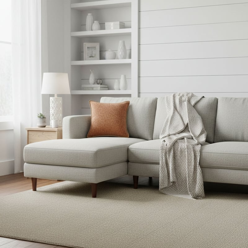 Textured Throw Pillow with Stitched Contrast Edge Set of 2