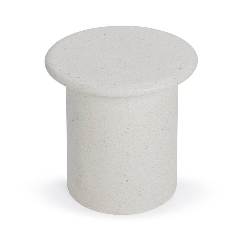 Classic Home Nysa Outdoor Concrete End Table - 20W x 20D x 20.08H