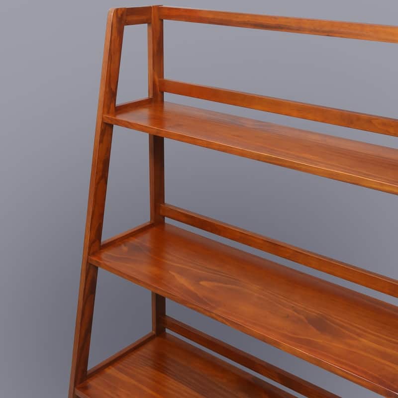 Metro Solid Wood 34" Wide 3-Shelf Bookcase - 34"W x 15"D x 43.5"H