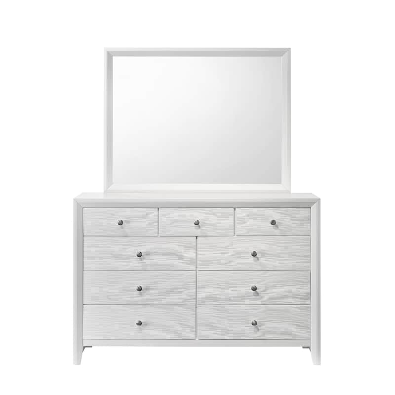 Idell White Sleigh Bed