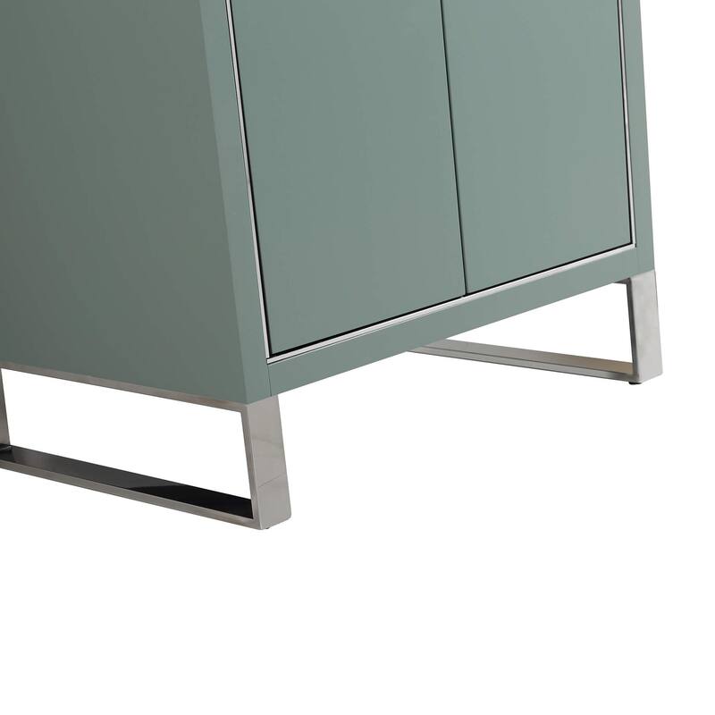 Fine Fixtures Opulence Collection Bathroom Vanity with White Ceramic Sink