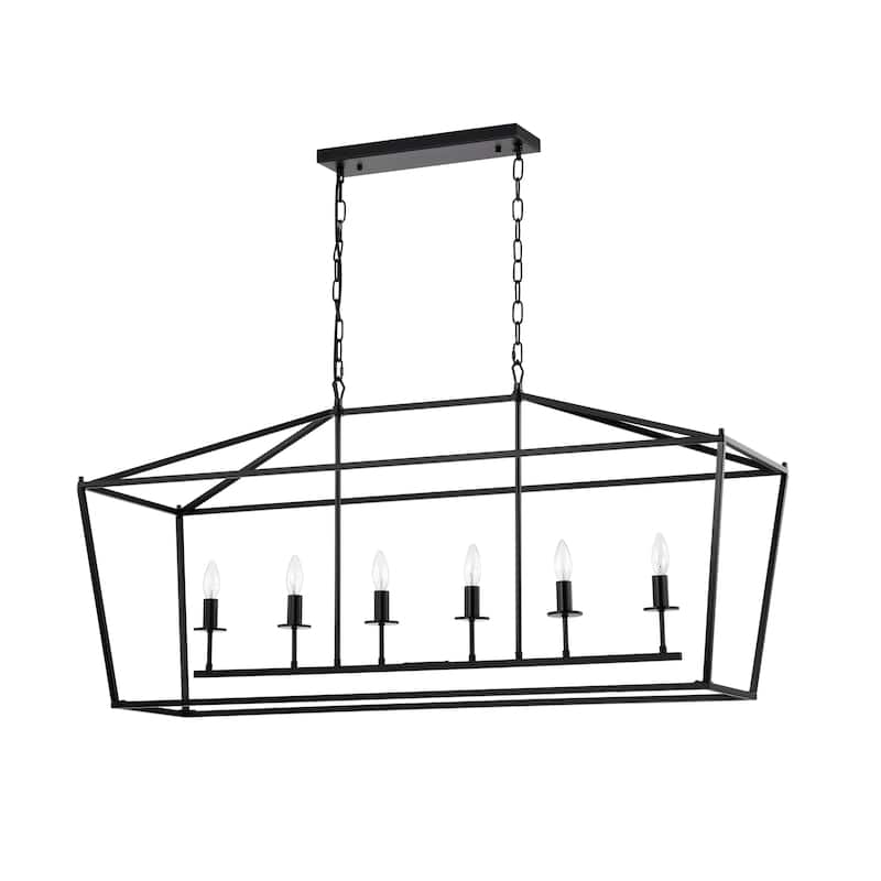Buelex Lamp Post Lantern Style Iron Chandelier
