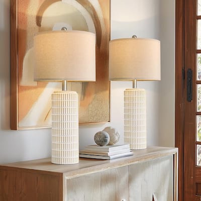 Tall Table Lamps for Living Room Set of 2