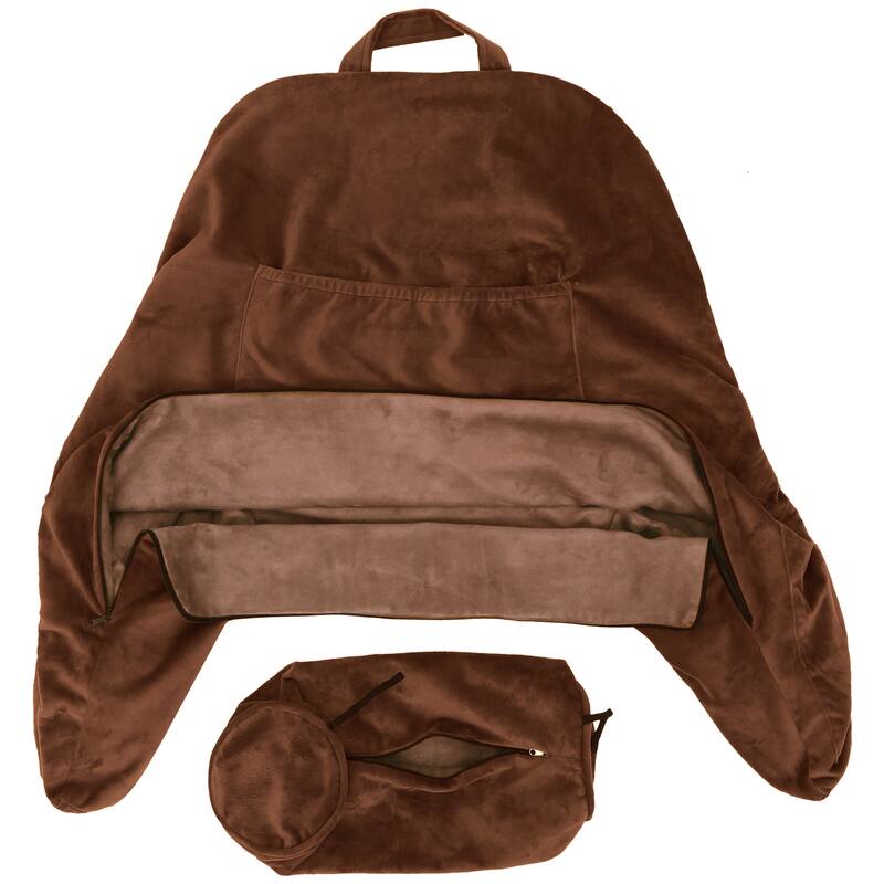 Husband Bedrest Micro-Suede Reading Pillow