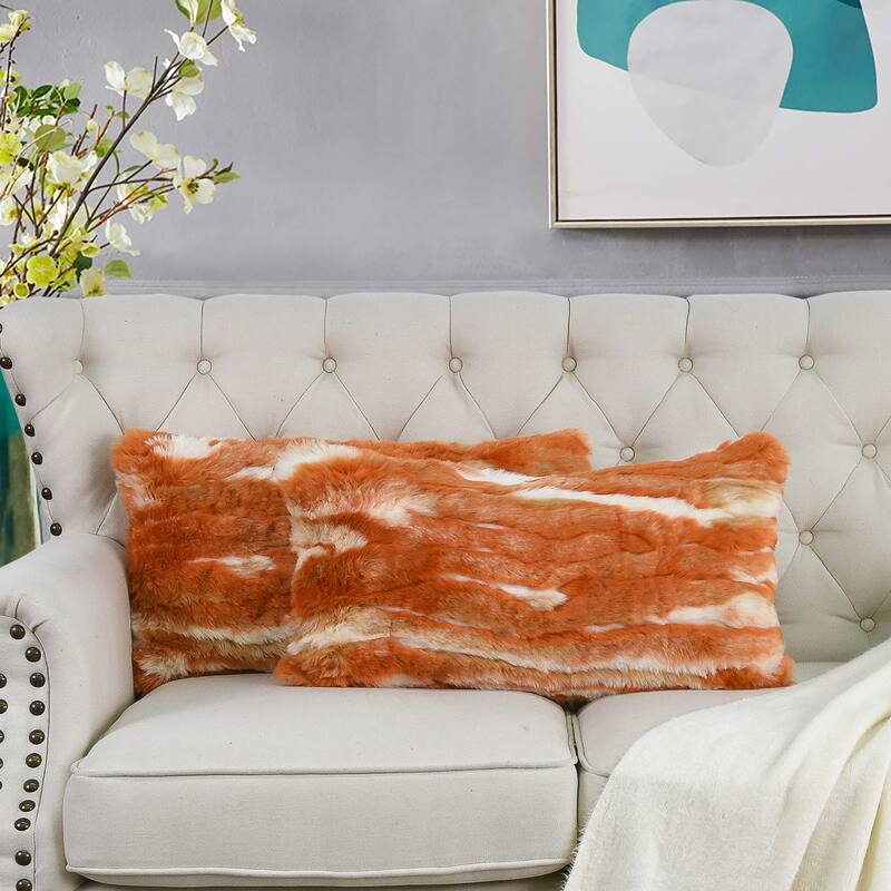 Jacquard FauxFur 2 Piece Set Pillow Shell
