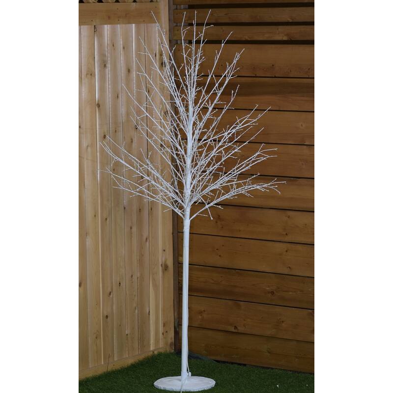 5 FT Micro Dot Outdoor LED White Tree Christmas