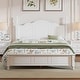 preview thumbnail 7 of 8, Queen Size Wood Platform Bed Frame,Retro Style Platform Bed