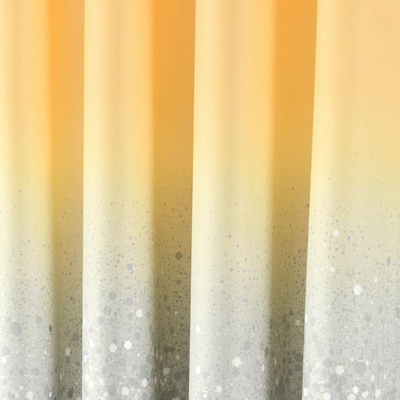 Lush Decor Glitter Ombre Metallic Print Window Curtain Panel Pair - 84" x 52"