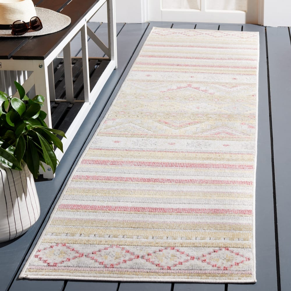 SAFAVIEH Cabana Gradje Indoor/ Outdoor Boho Rug