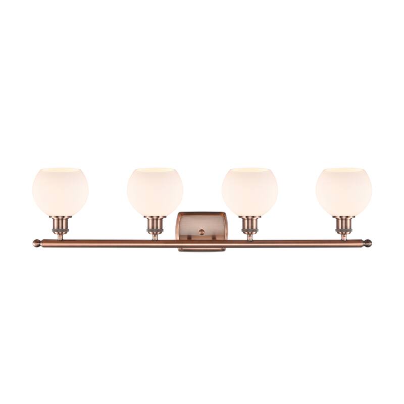 Innovations Lighting Athens - 4 Light 36" Bath Vanity Light - 6" Shade