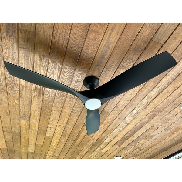Outdoor 3-Blade Smart Ceiling Fan 62in 