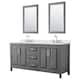 Option Dark Gray, Chrome Trim, Giotto Quartz Top