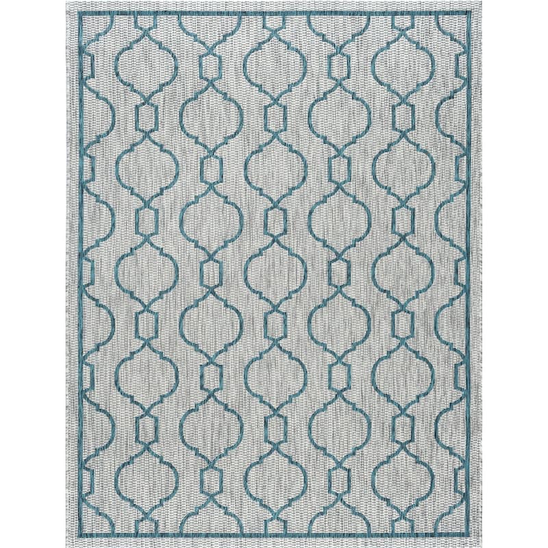 Colonnade Transitional Geometric Indoor/Outdoor Area Rug