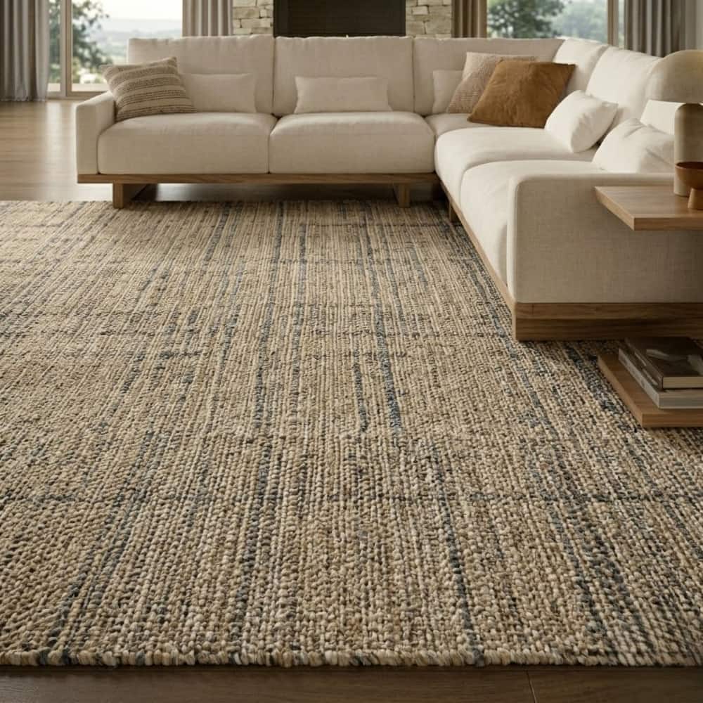 Copper Grove Clare Plaid Hand-Tufted Wool Area Rug