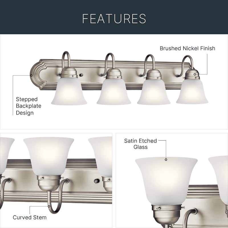 Kichler Lighting Brushed Nickel 5-light Vanity Light