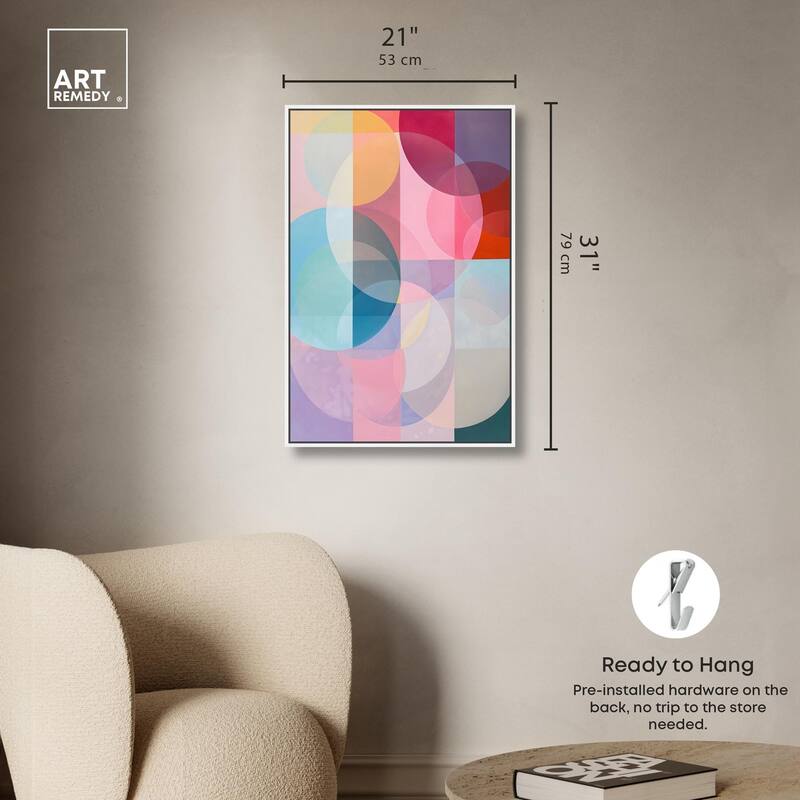 Oneiric Circles IV Canvas by Art Remedy