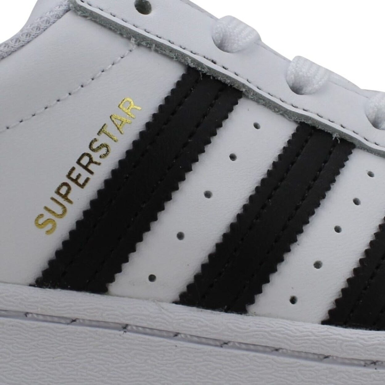 adidas superstar grade school white