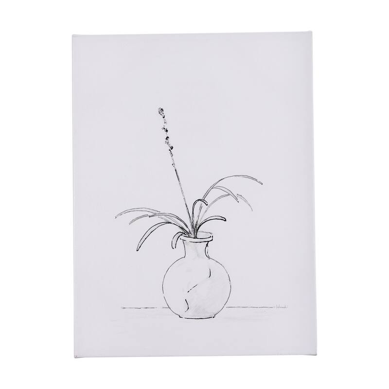 Ikebana Light I (21 x 28) Canvas Art Print - Small