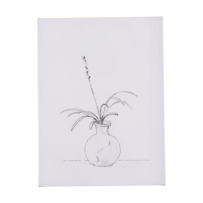 Ikebana Light I (21 x 28) Canvas Art Print