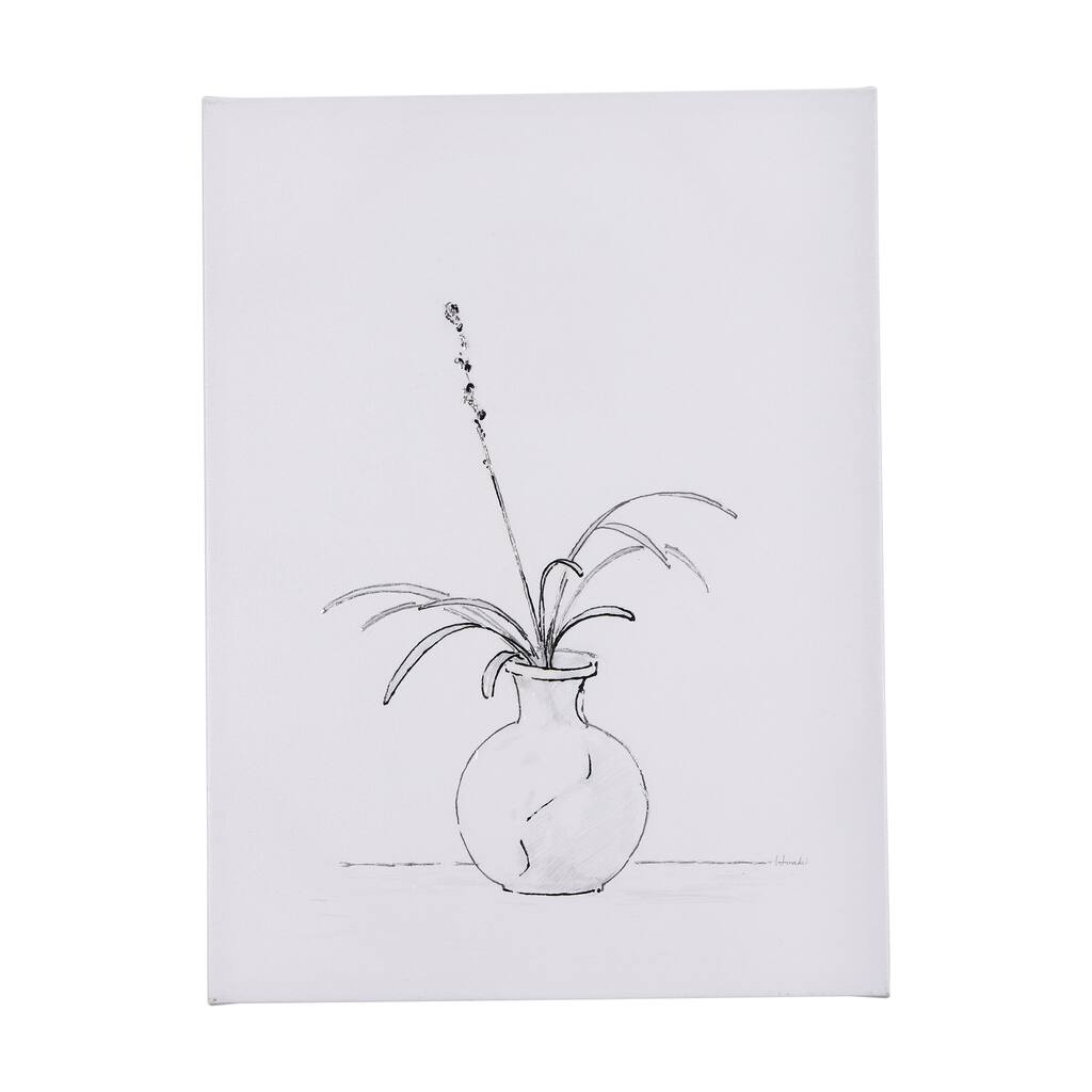 Ikebana Light I (30 x 40) Canvas Art Print