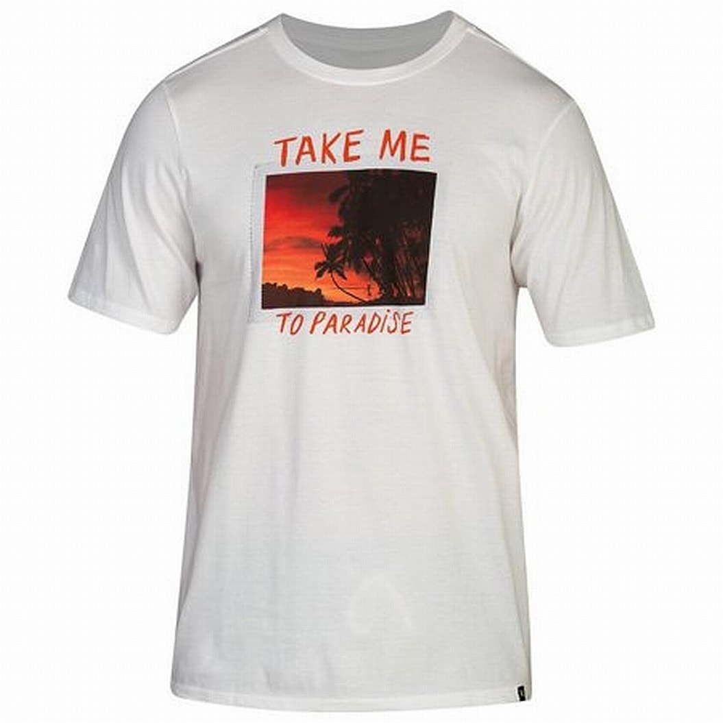 Hurley Mens Paradise Graphic T-Shirt
