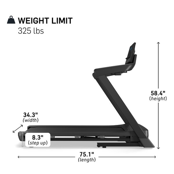 NordicTrack T Series 8 Treadmill for Lasting Results - Bed