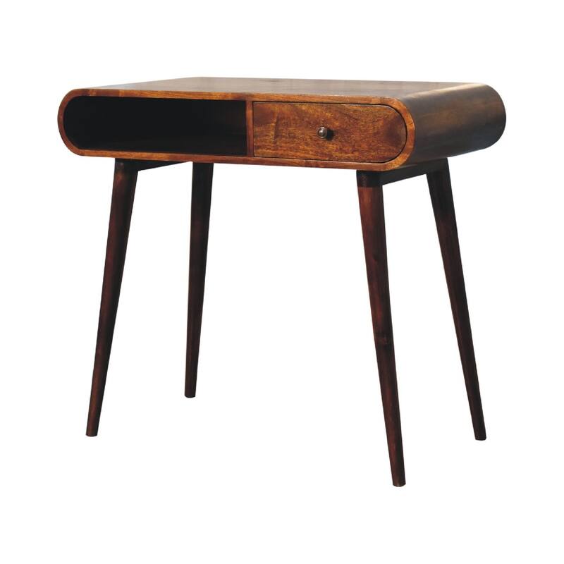 Artisan Furniture Chestnut London Open Console, Brown with one Drawer